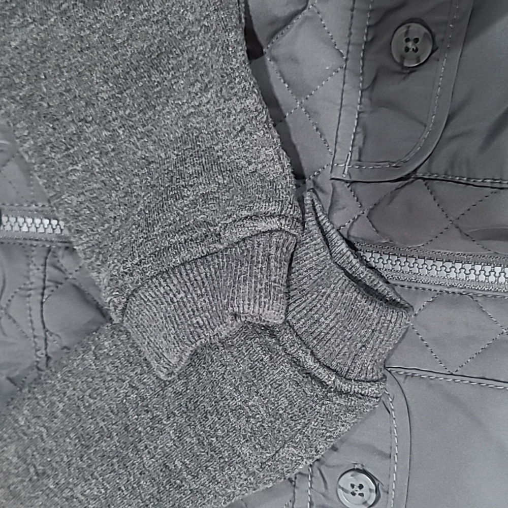 OLD NAVY/ Garanimals Kids Quilted Grey Hoodie Jacket And Sweater Size 12-18M, 2T - Picture 5 of 13